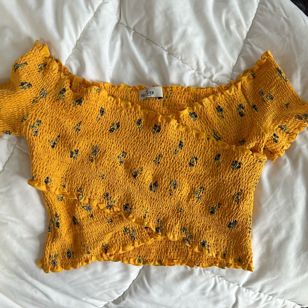 Hollister Floral Crop Top